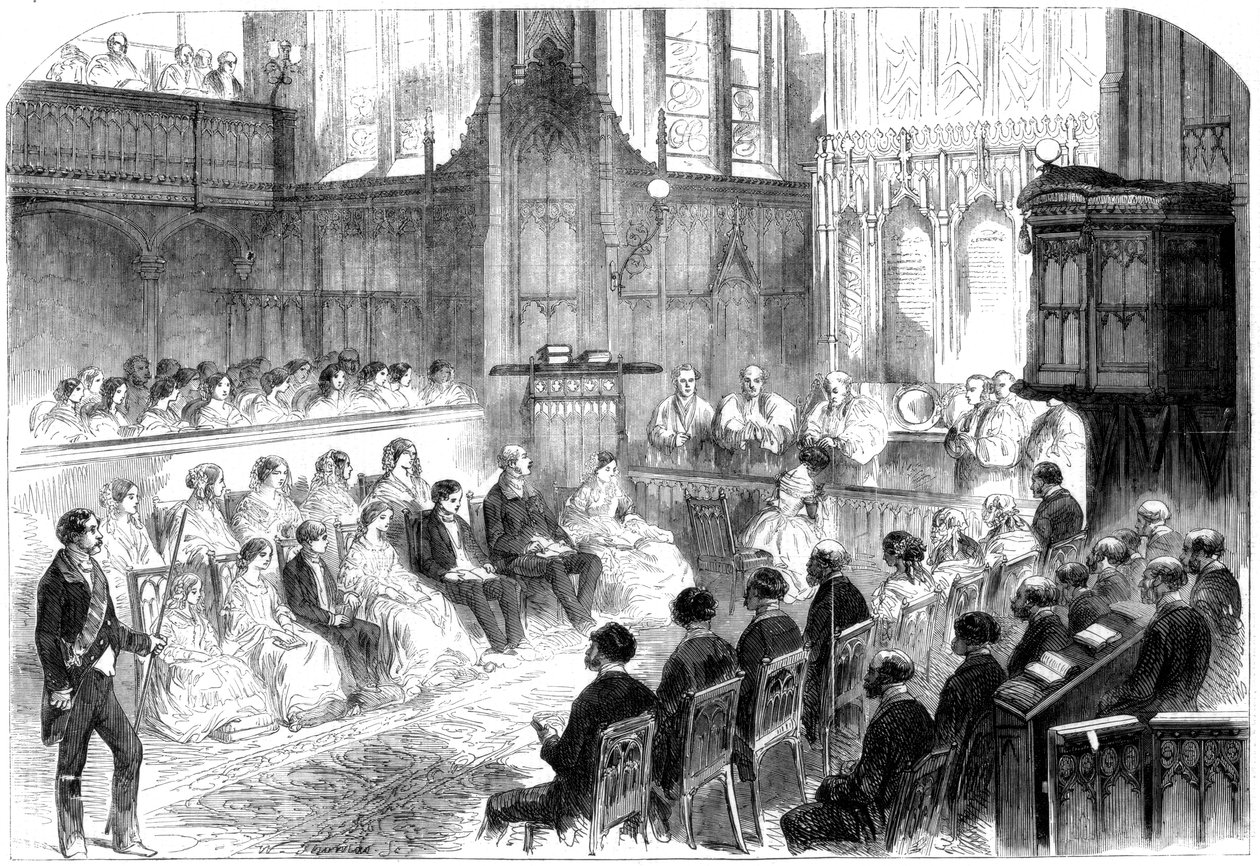 Konfirmation der Prinzessin Royal, Windsor Castle, 1856 von Unbekannt
