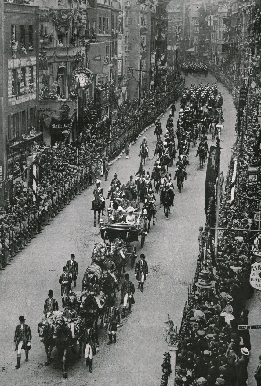 Krönung von König George V und Königin Mary, London von Unbekannt