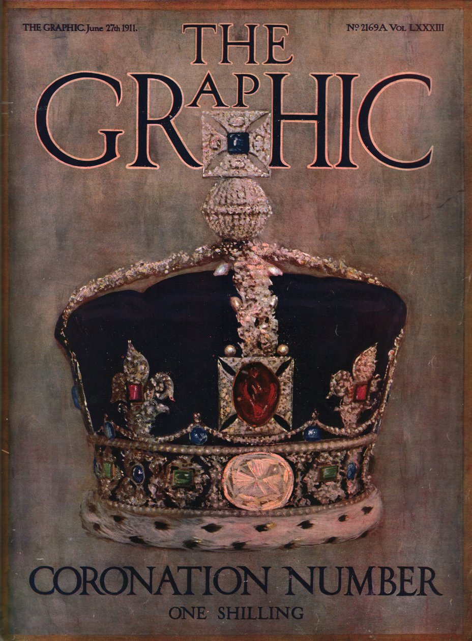 Titelblatt von The Graphic, Krönungsnummer, Juni 1911 von Unbekannt