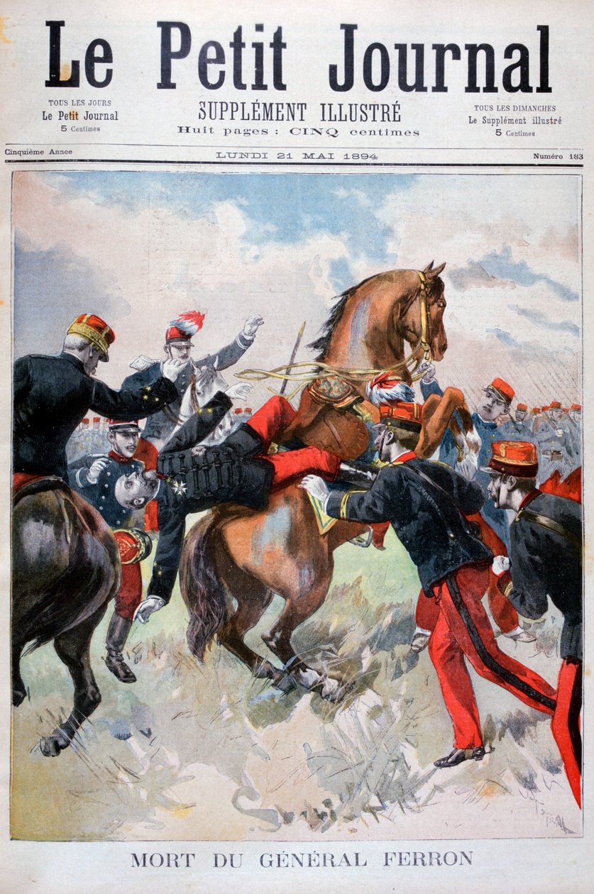 Tod von General Ferron, 1894 von Unbekannt