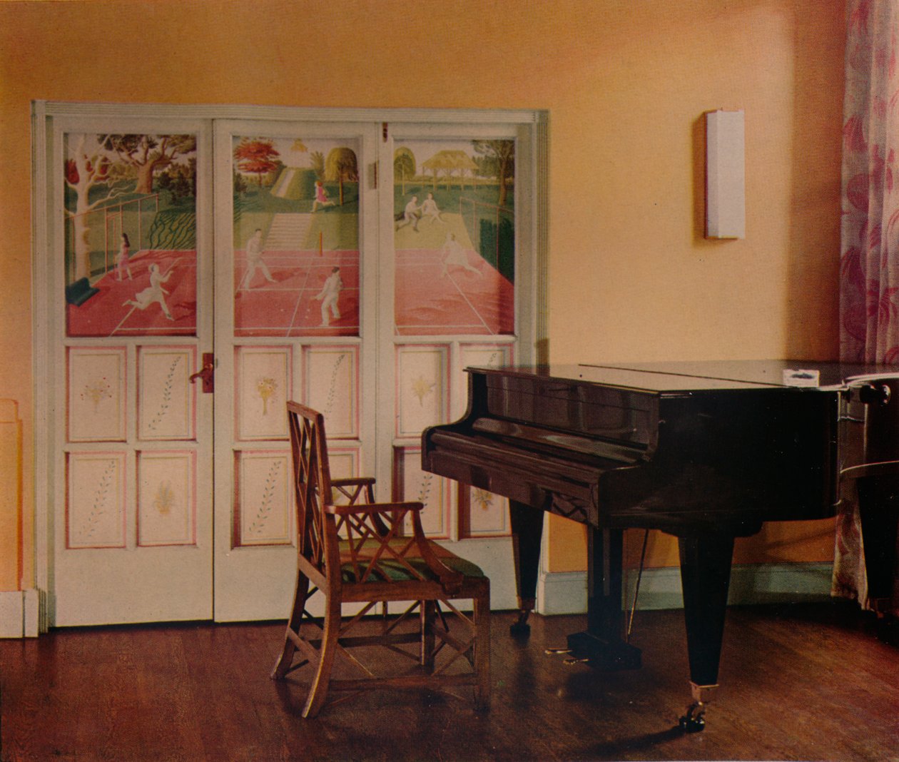 Dekoration von Eric Ravilious in der Wohnung von Sir Geoffrey Fry, Portman Square, London, 1933 von Unbekannt