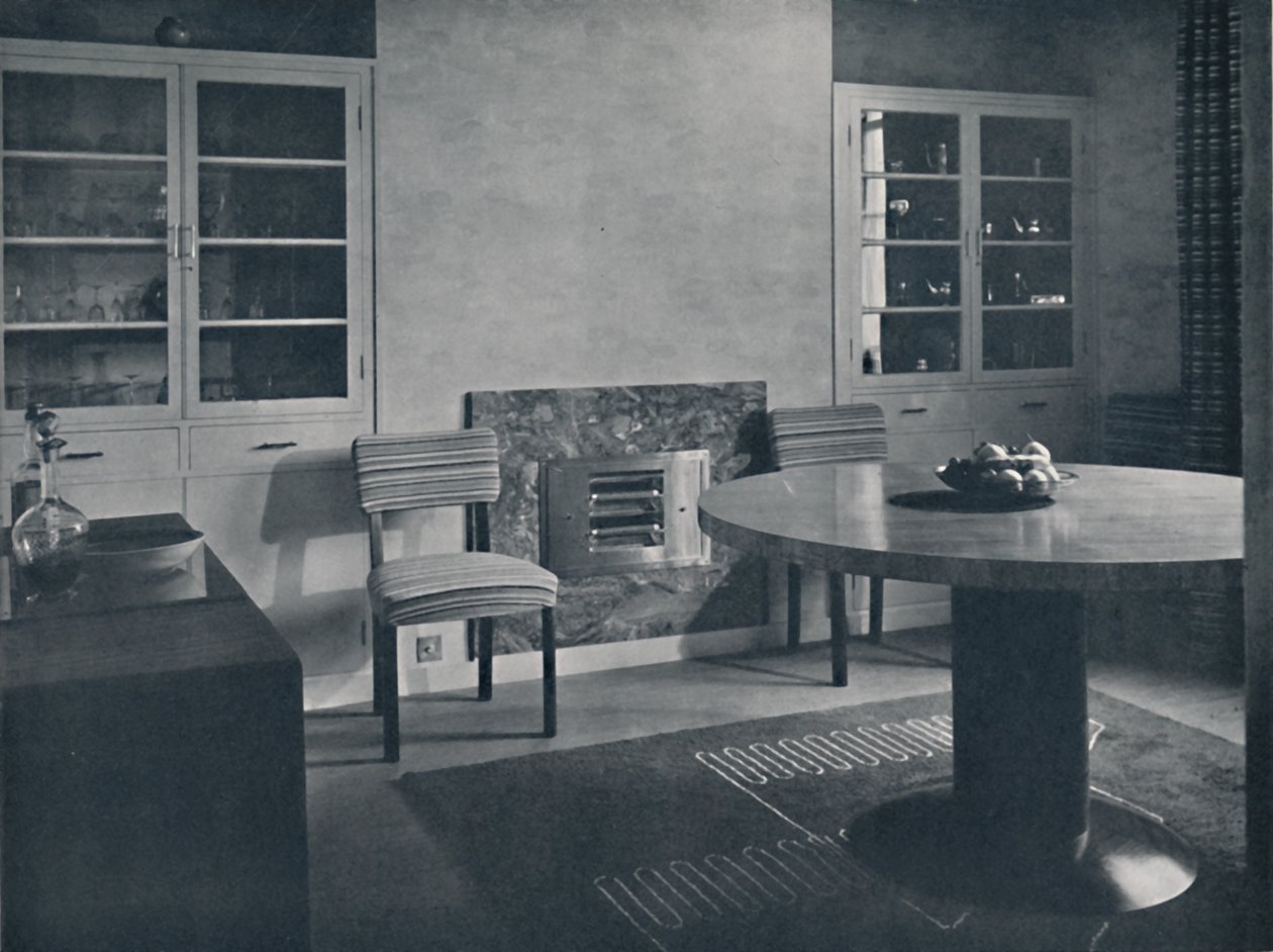 Esszimmer für ein Haus im Highgate Village, London, 1936 von Unbekannt