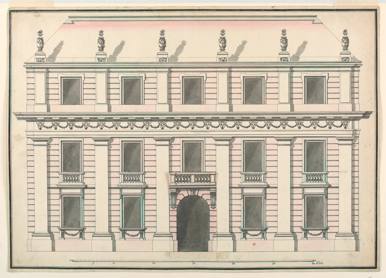 Zeichnung, 1770-90 von Unbekannt