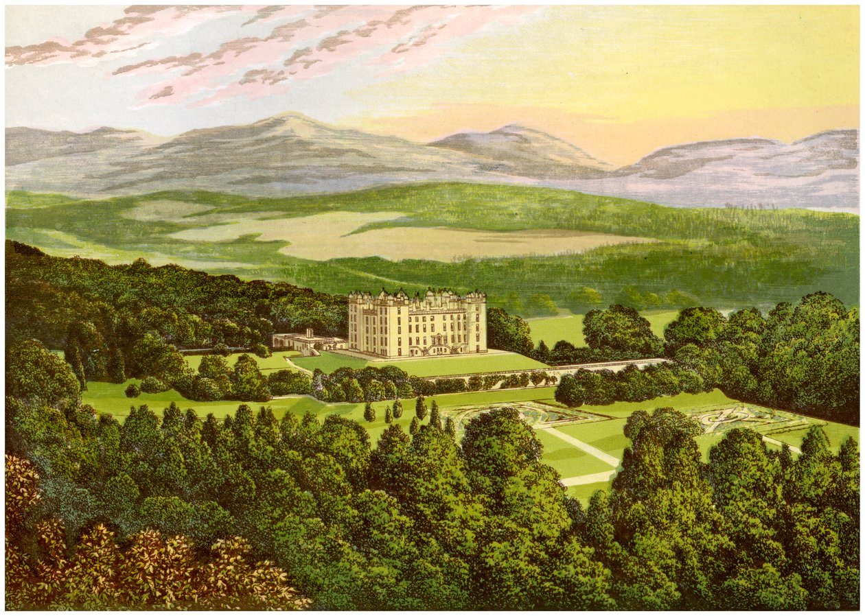 Drumlanrig Castle, Dumfriesshire, Schottland, Heimat des Herzogs von Buccleuch, ca. 1880 von Unbekannt