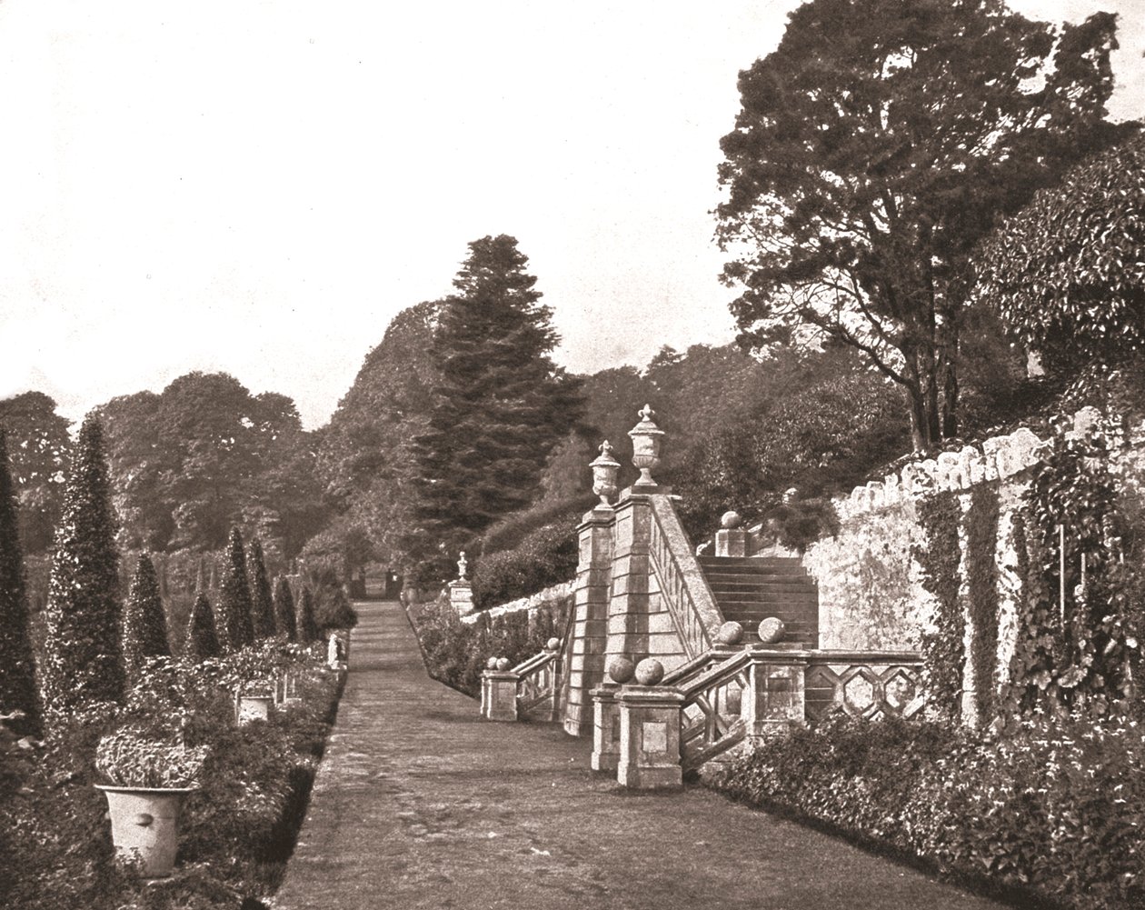 Drummond Castle Gärten, Perthshire, Schottland, 1894 von Unbekannt