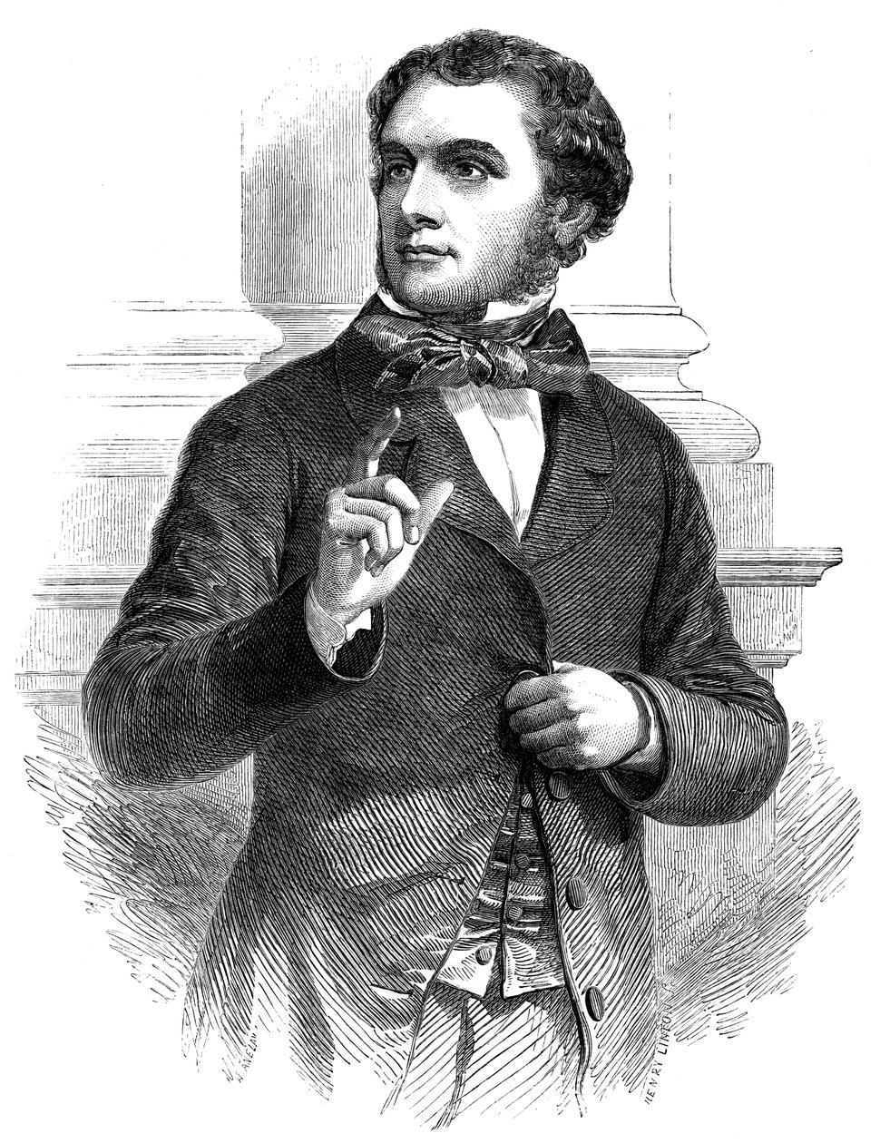 Frühes Porträt von Mr. Gladstone, 19. Jahrhundert von Unbekannt
