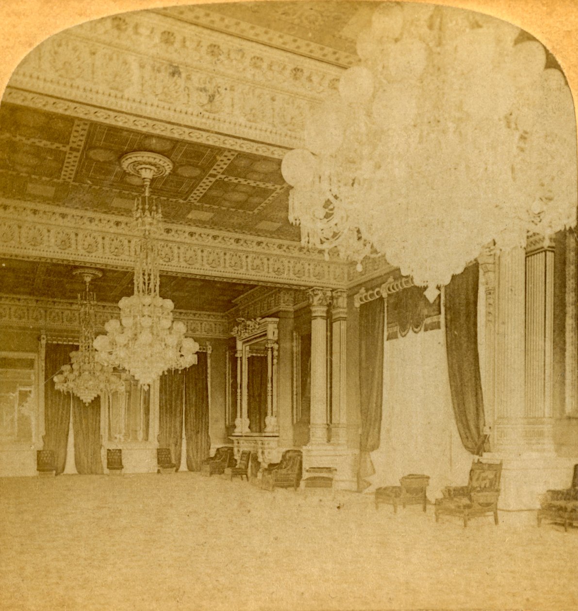 Ostzimmer im Präsidentenhaus, Washington, D.C., USA von Unbekannt
