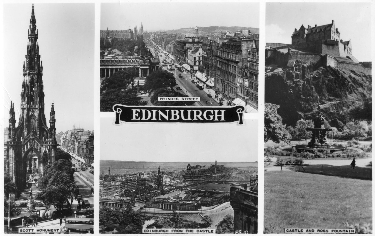 Edinburgh, Schottland, 20. Jahrhundert von Unbekannt
