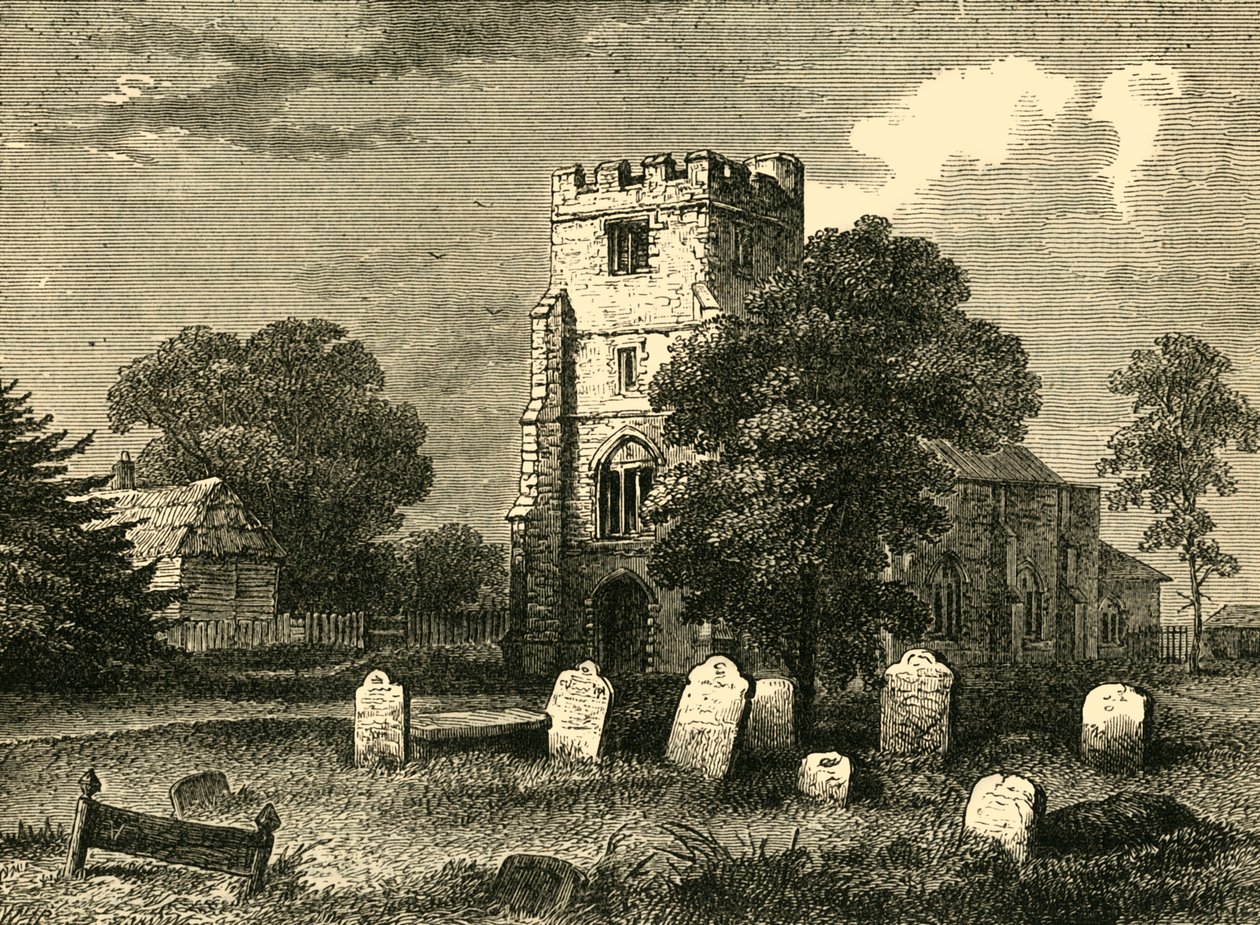Edmonton Kirche, 1790, um 1876 von Unbekannt