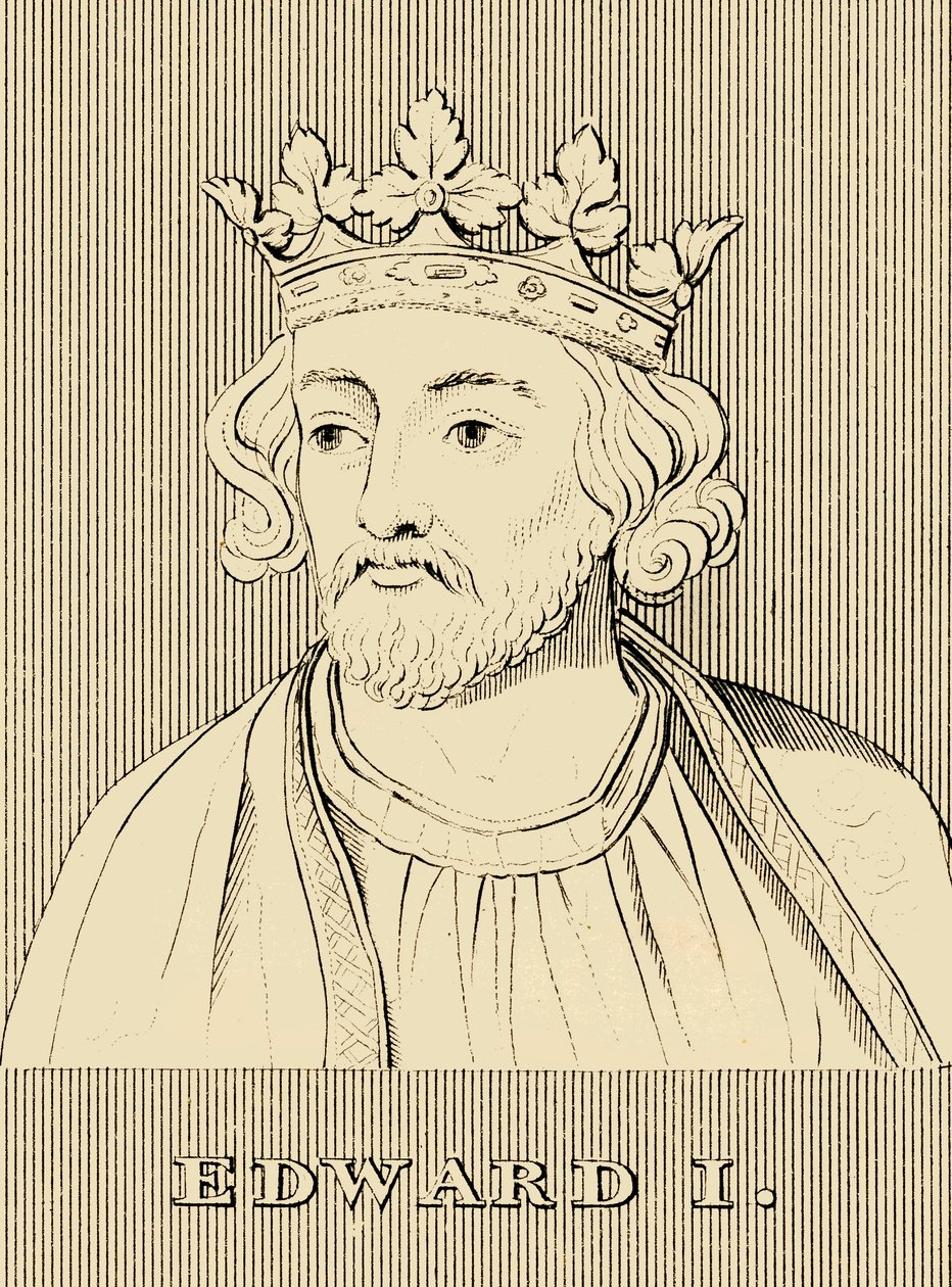 Edward I, 1239-1307, 1830 von Unbekannt