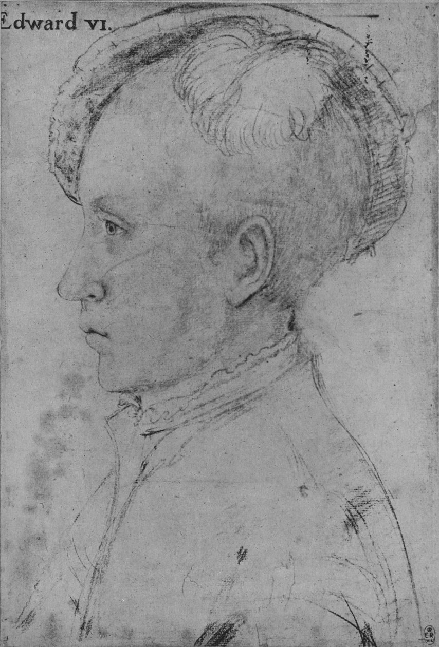 Edward, Prinz von Wales Nicht von Holbein, um 1550-1599, 1945 von Unbekannt