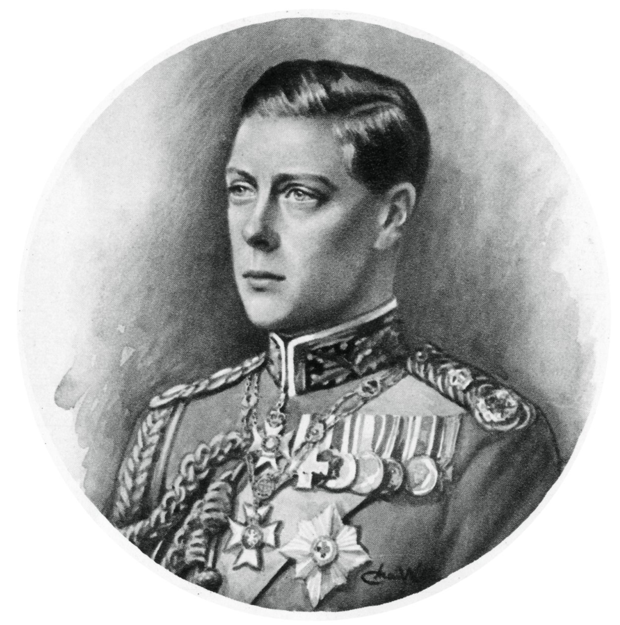 Eduard VIII. zur Zeit seiner Abdankung, 11. Dezember 1936, 1937 von Unbekannt