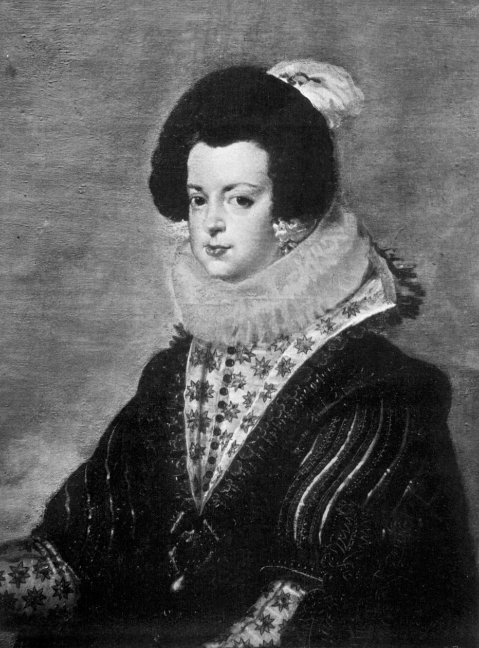 Elisabeth von Bourbon, Ehefrau von König Philipp IV. von Spanien, ca. 1630 1901 von Unbekannt