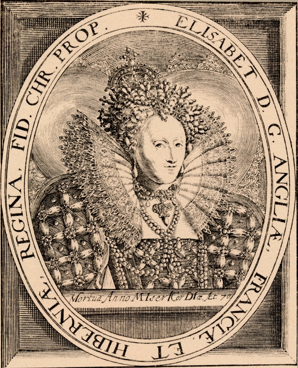 Elisabeth I. 1533-1603, Königin von England und Irland, 1889 von Unbekannt