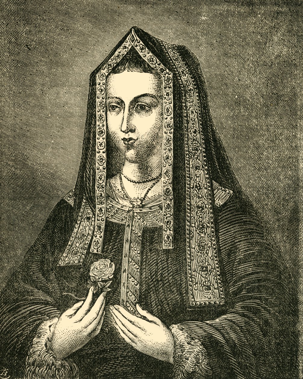 Elizabeth, Ehefrau von Heinrich VII., 1881 von Unbekannt