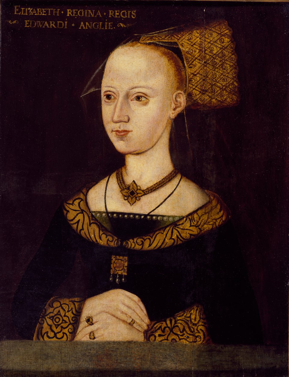 Elizabeth Woodville, Königin von Edward IV, ca. 1500 von Unbekannt