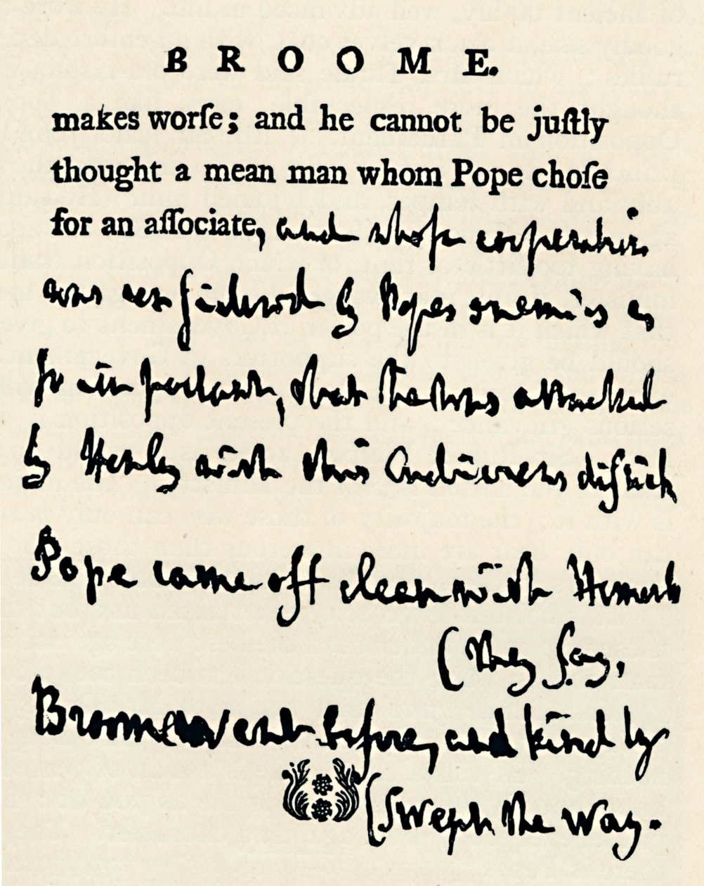 Faksimile eines korrigierten Korrekturabzugs von Johnsons Lives of the Poets, aus dem Original im For von Unbekannt