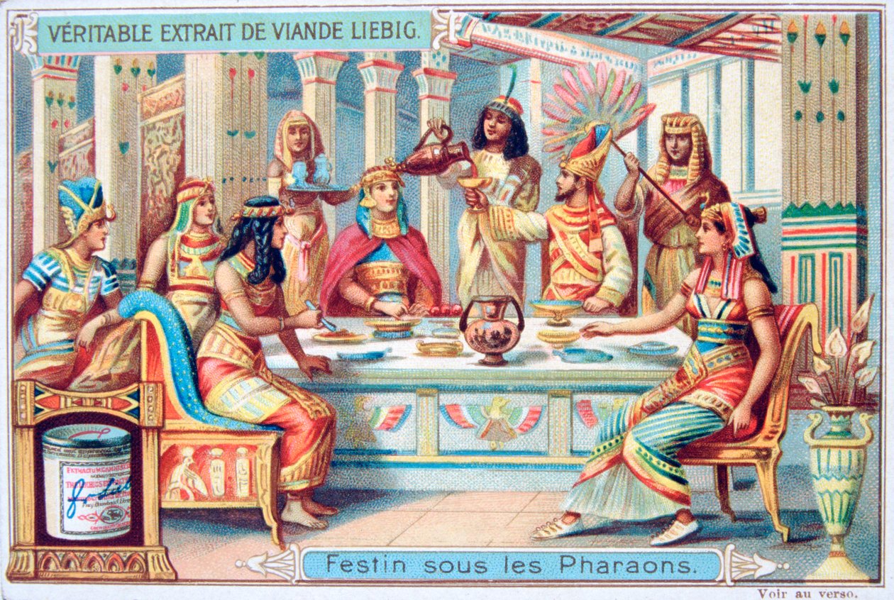 Fest zur Zeit der Pharaonen, Altes Ägypten, ca. 1900 von Unbekannt