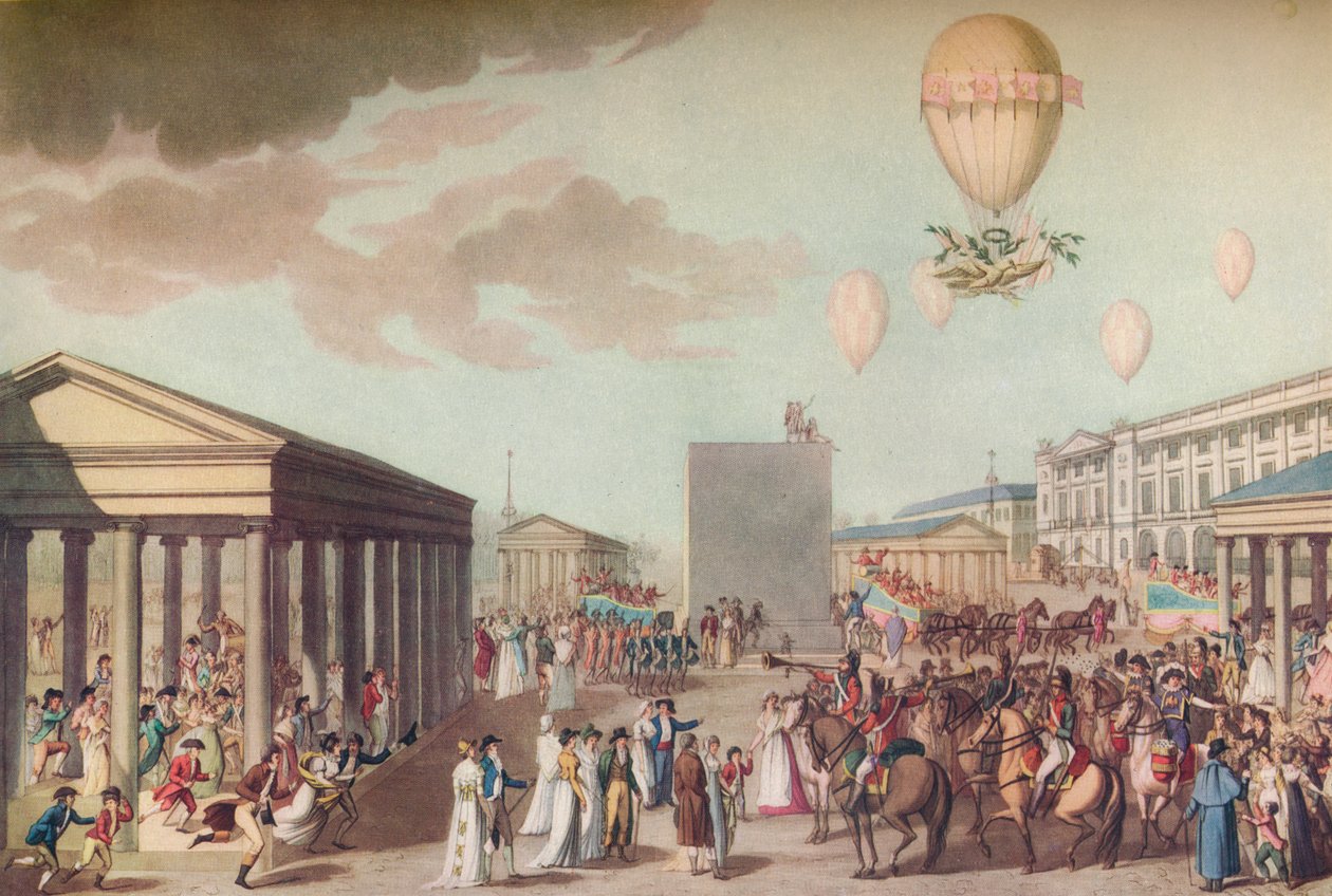 Fete Du Sacre Et Couronnement De Leurs Majetes Imperiales, 1804, 1920 von Unbekannt