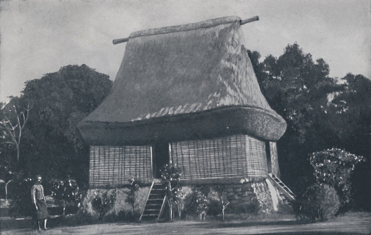 Fidschianisches Haus, 1924 von Unbekannt