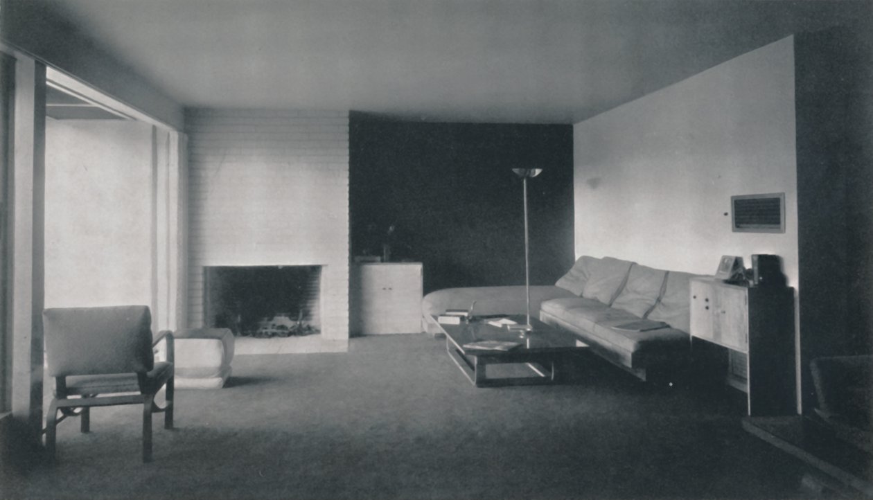 Kaminecke von Richard J. Neutra, 1942 von Unbekannt