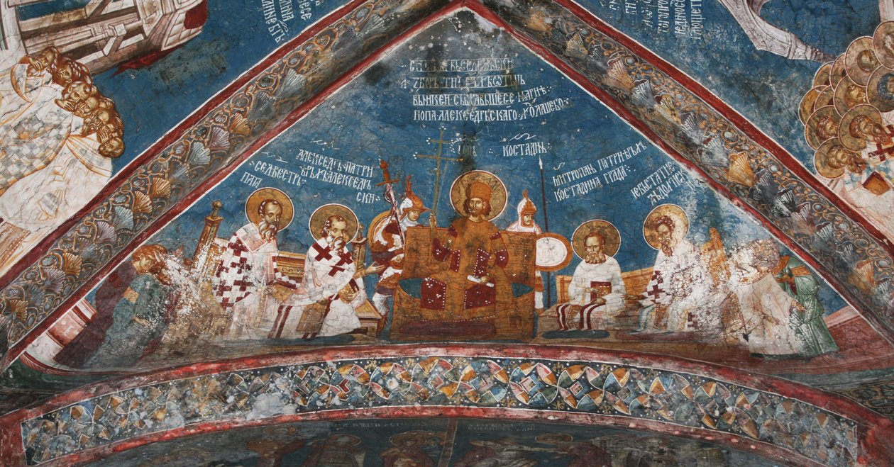 Erstes Konzil von Nicäa, ca. 1350 von Unbekannt