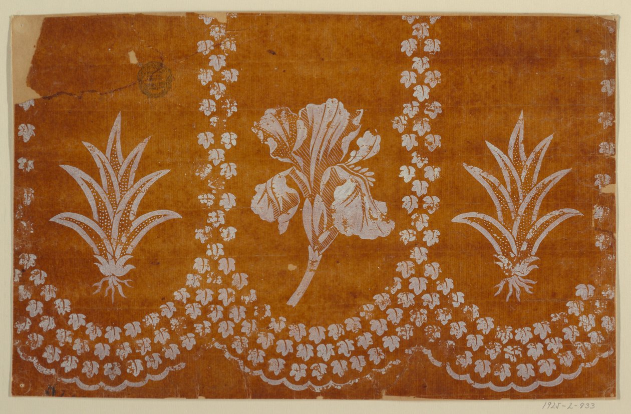 Blumenfeld und Rand von Unbekannt