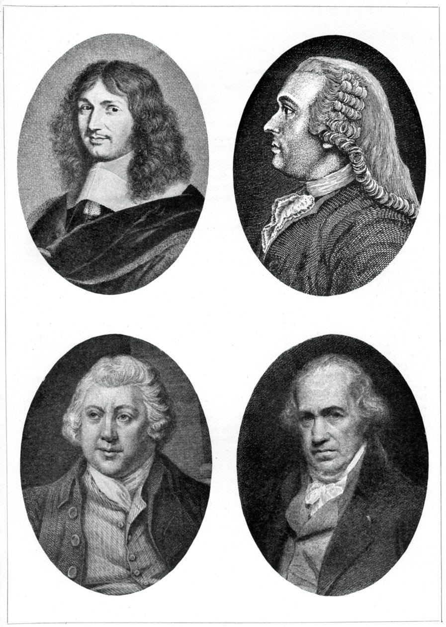 Vier industrielle Reformer: Colbert, Turgot, Arkwright und Watt, 1903 von Unbekannt