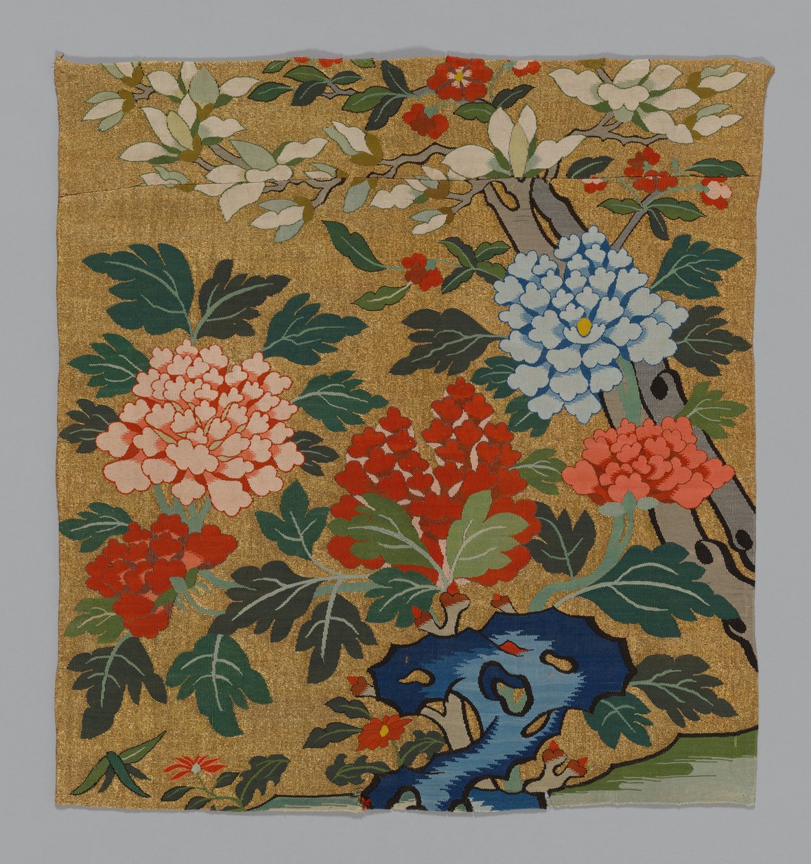 Fragment eines Stuhlpanels K’assu, China, Qing-Dynastie von Unbekannt