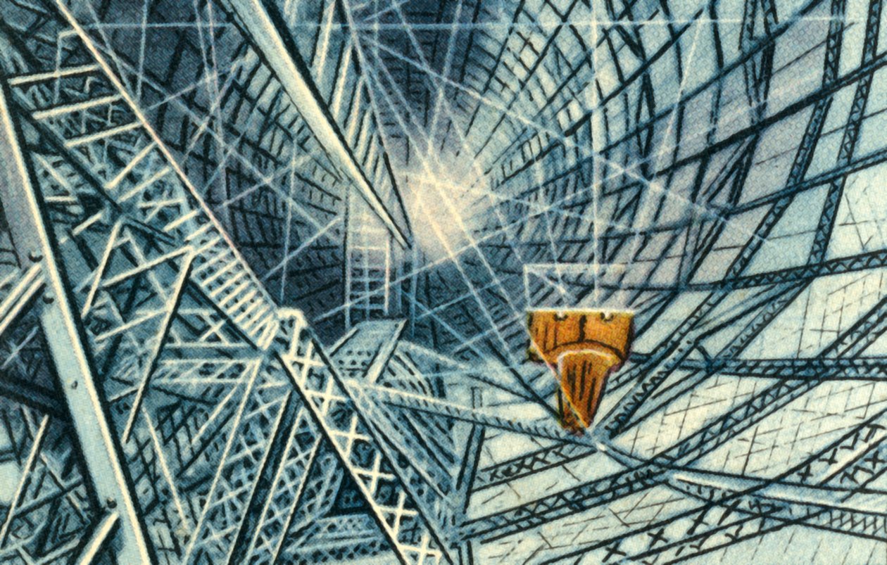 Gerüst eines Zeppelins, 1932 von Unbekannt