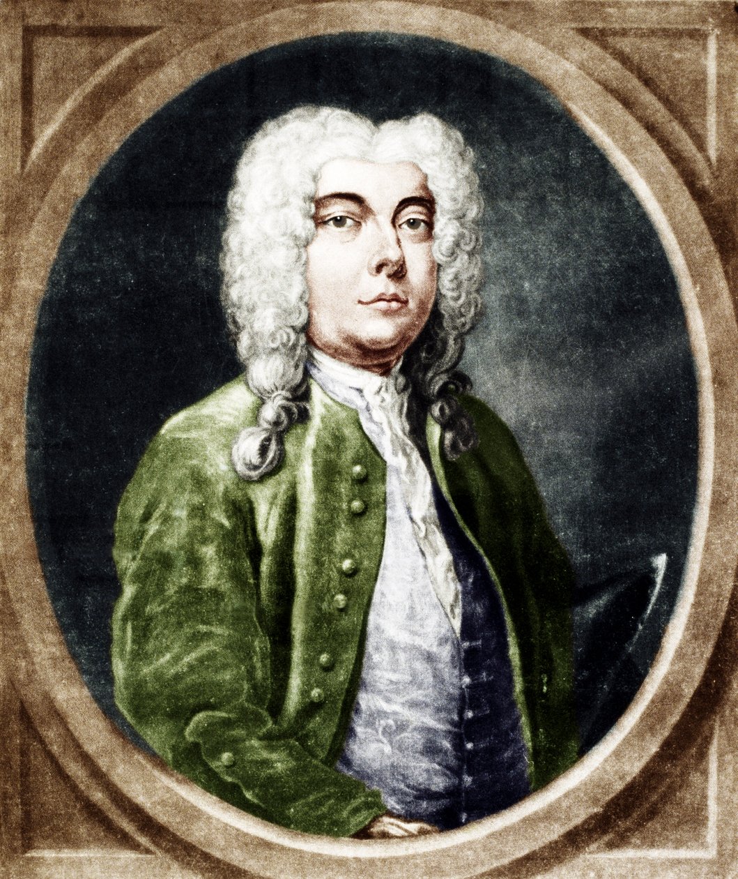 Francesco Bernardi SENESINO - Gravur. Italienischer männlicher Mezzosopran-Kastrat. 1680-1750. sang in Händels Gesellschaft. Schuf viele Rollen in Händels Opern. Kastraten. von Unbekannt
