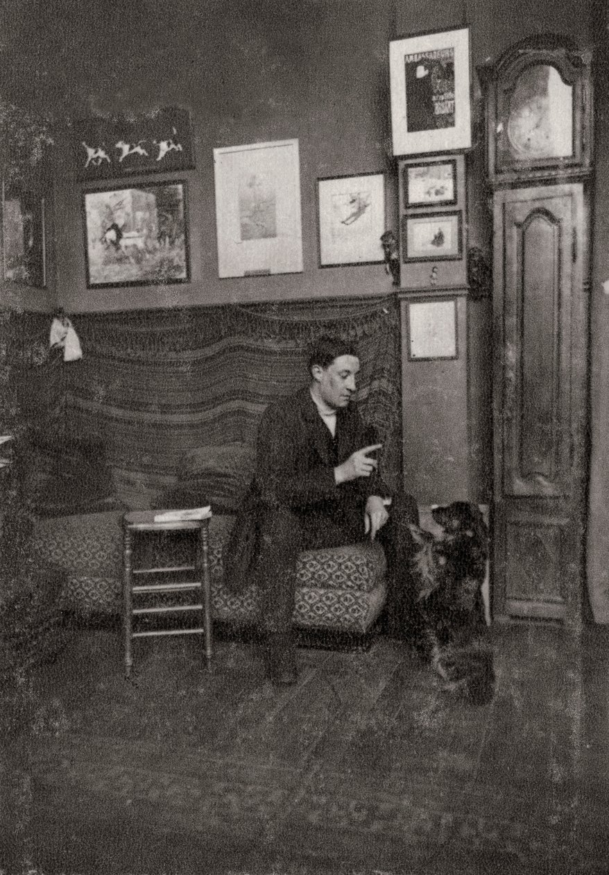Francisque Poulbot, französischer Karikaturist und Illustrator, 1909 von Unbekannt