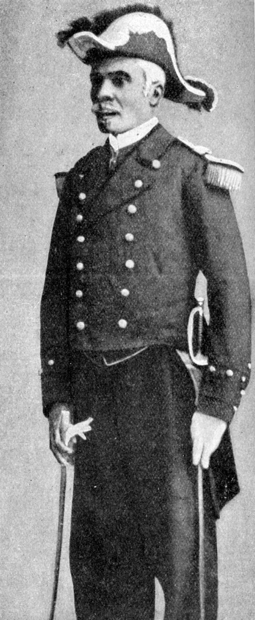 François C. Antoine Simon, Präsident von Haiti, als Admiral gekleidet von Unbekannt