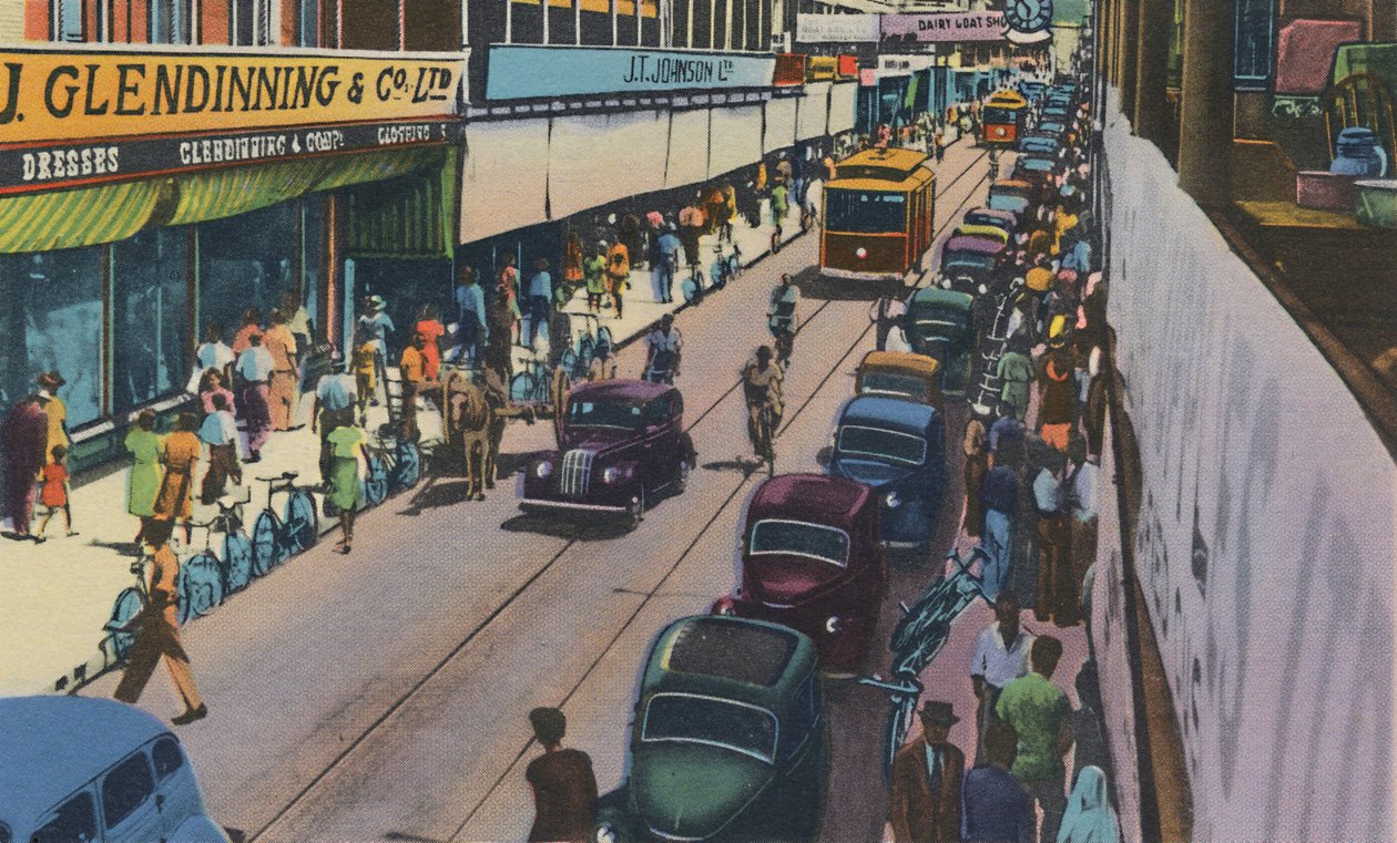 Frederick Street, Port of Spain, Trinidad, B.W.I., ca. 1940er von Unbekannt