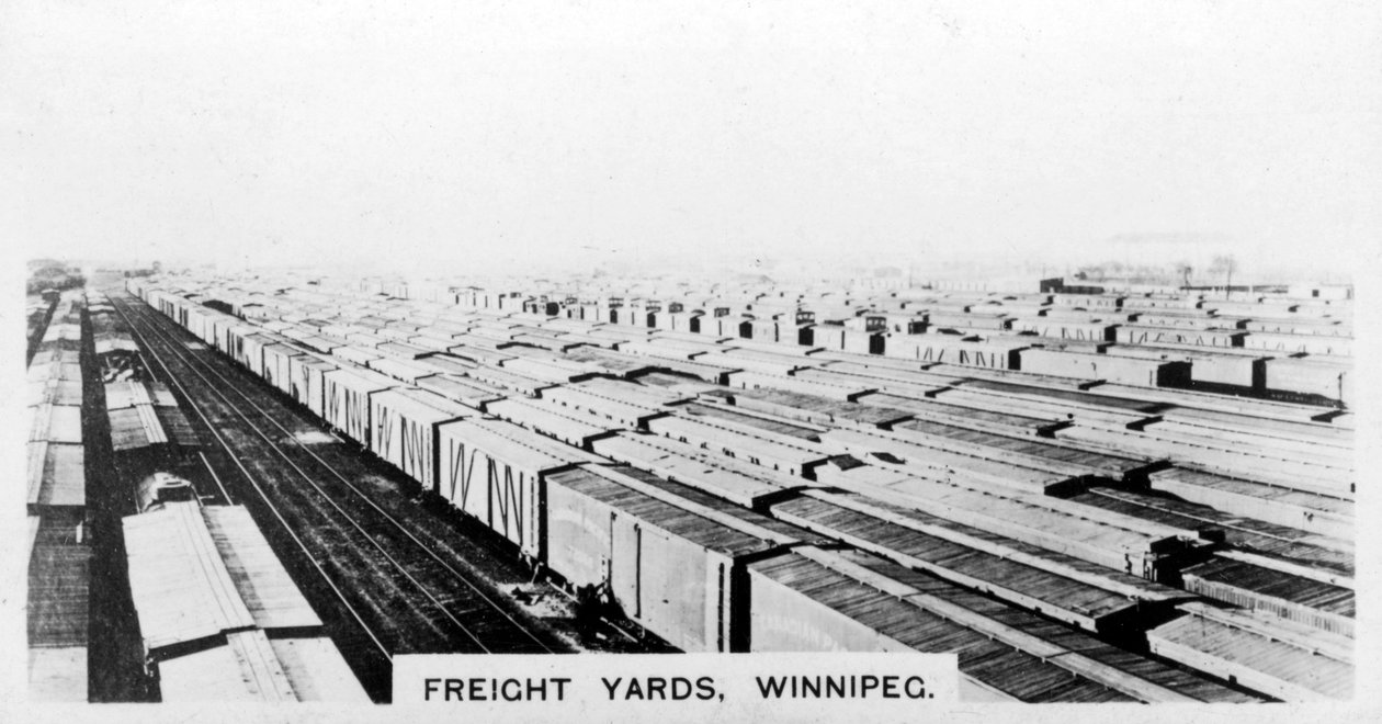 Güterbahnhöfe, Winnipeg, Manitoba, Kanada, ca. 1920er von Unbekannt