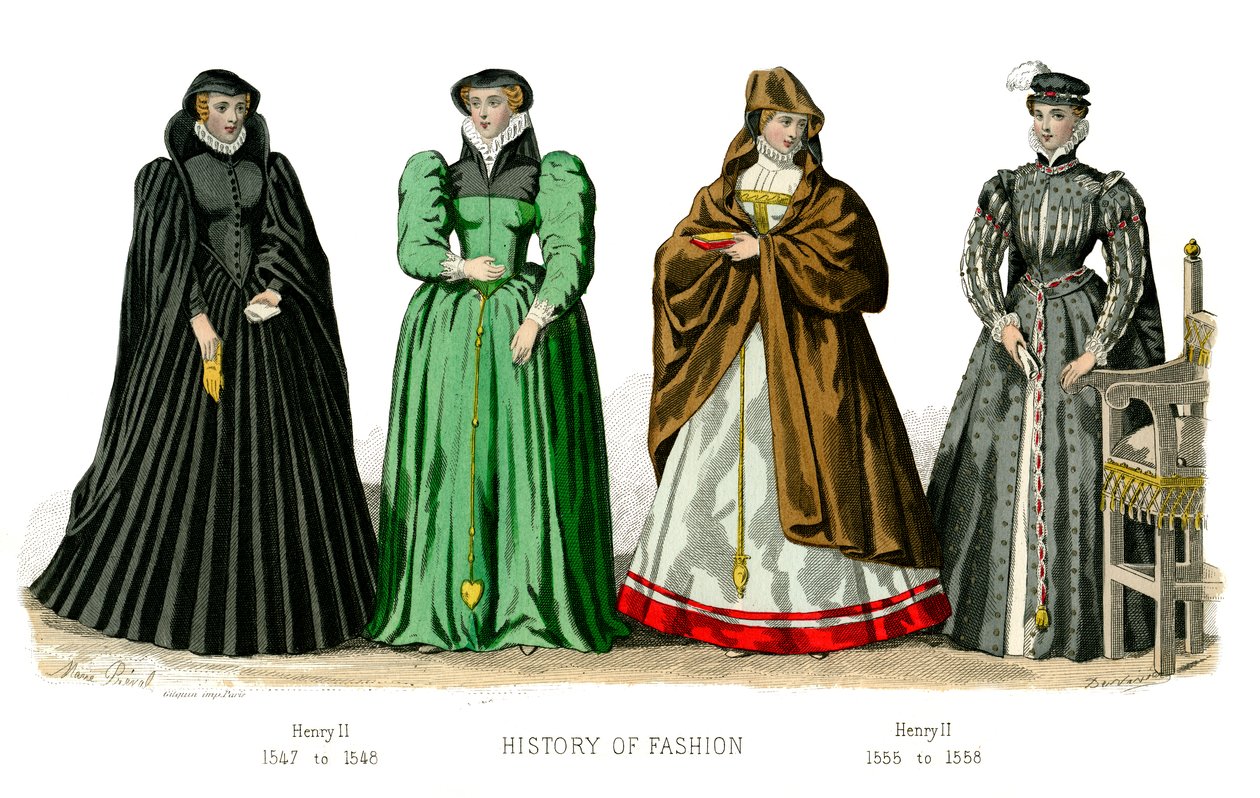 Französisches Kostüm: Heinrich II., 1882 von Unbekannt