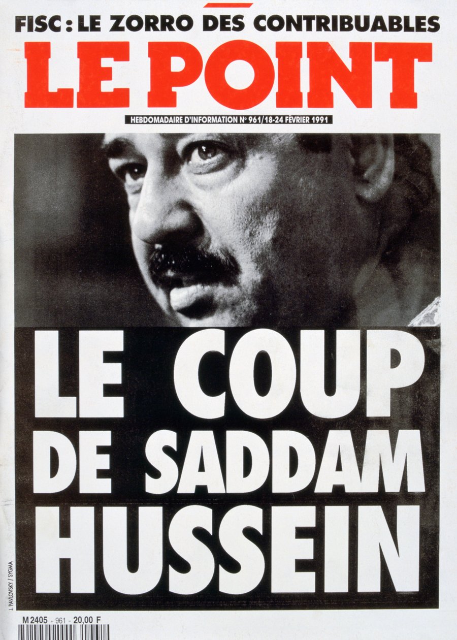 Titelseite von Le Point, Februar 1991 von Unbekannt