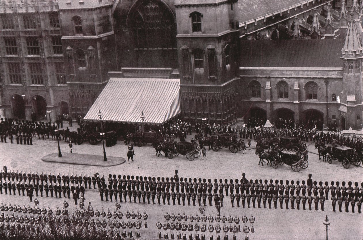 Trauerzug von König Edward VII., London, 20. Mai 1910 von Unbekannt
