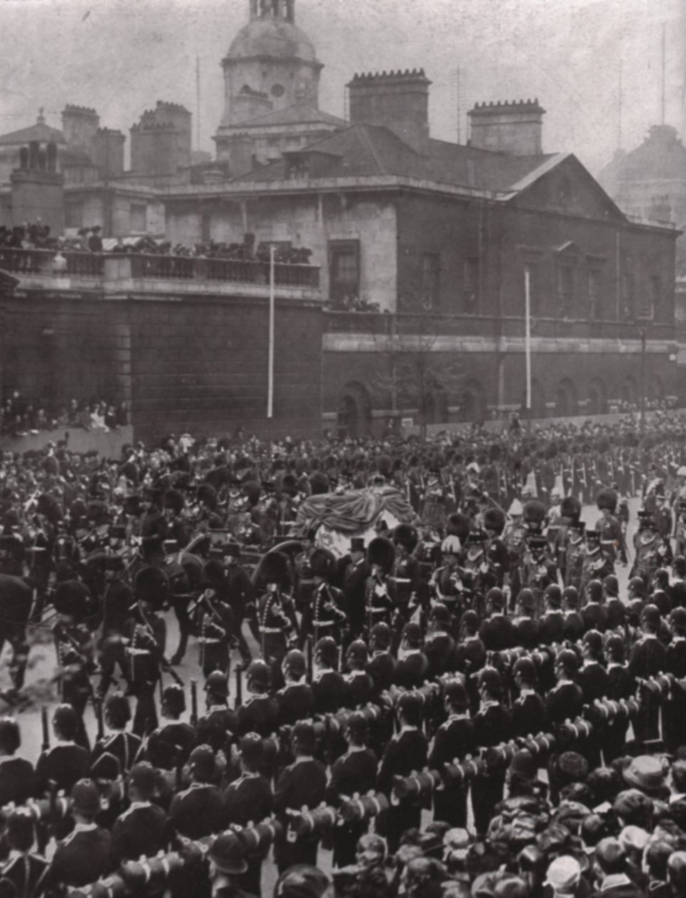 Trauerzug von König Edward VII, Whitehall, London, 20. Mai 1910 von Unbekannt