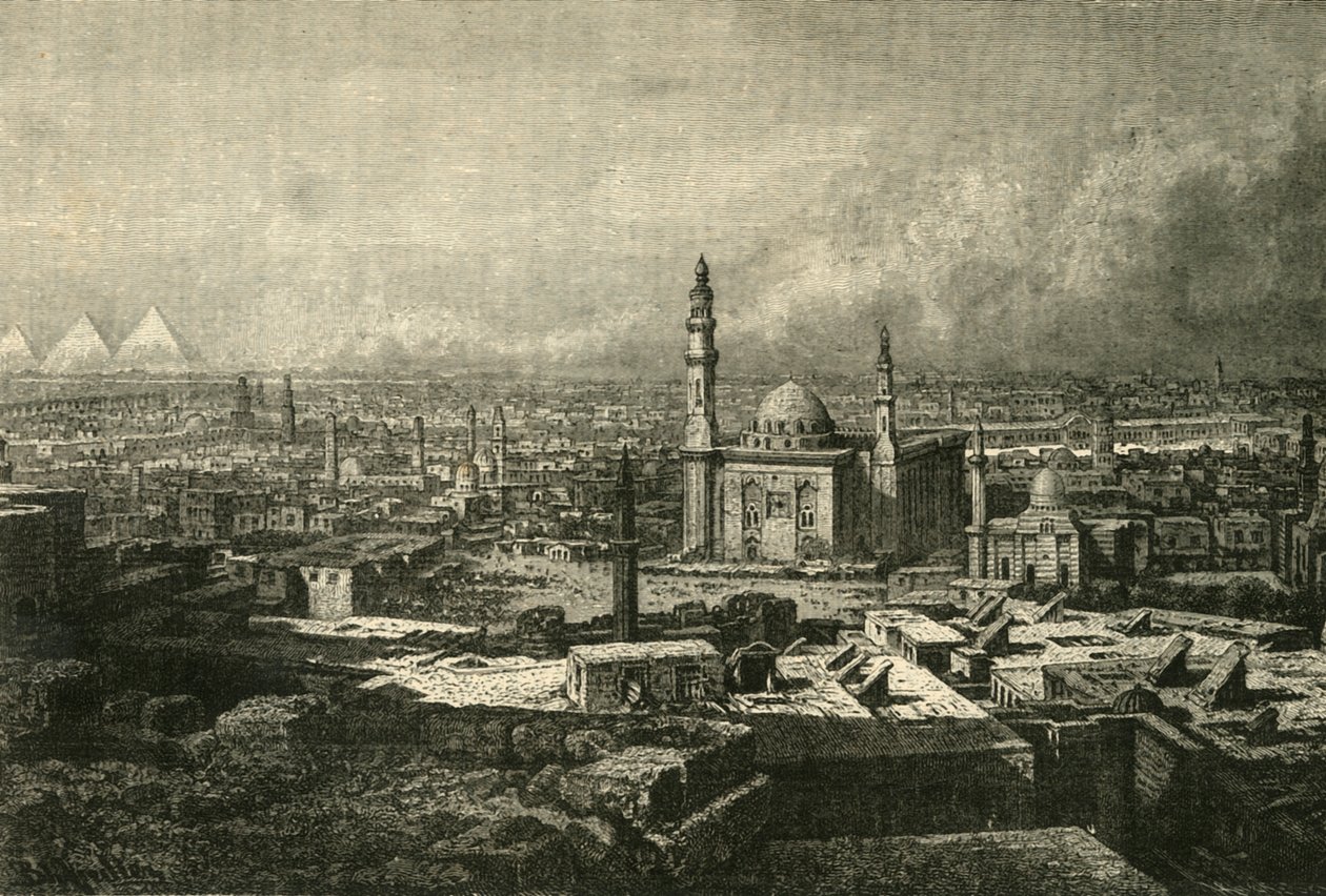 Gesamtansicht von Kairo, 1890 von Unbekannt