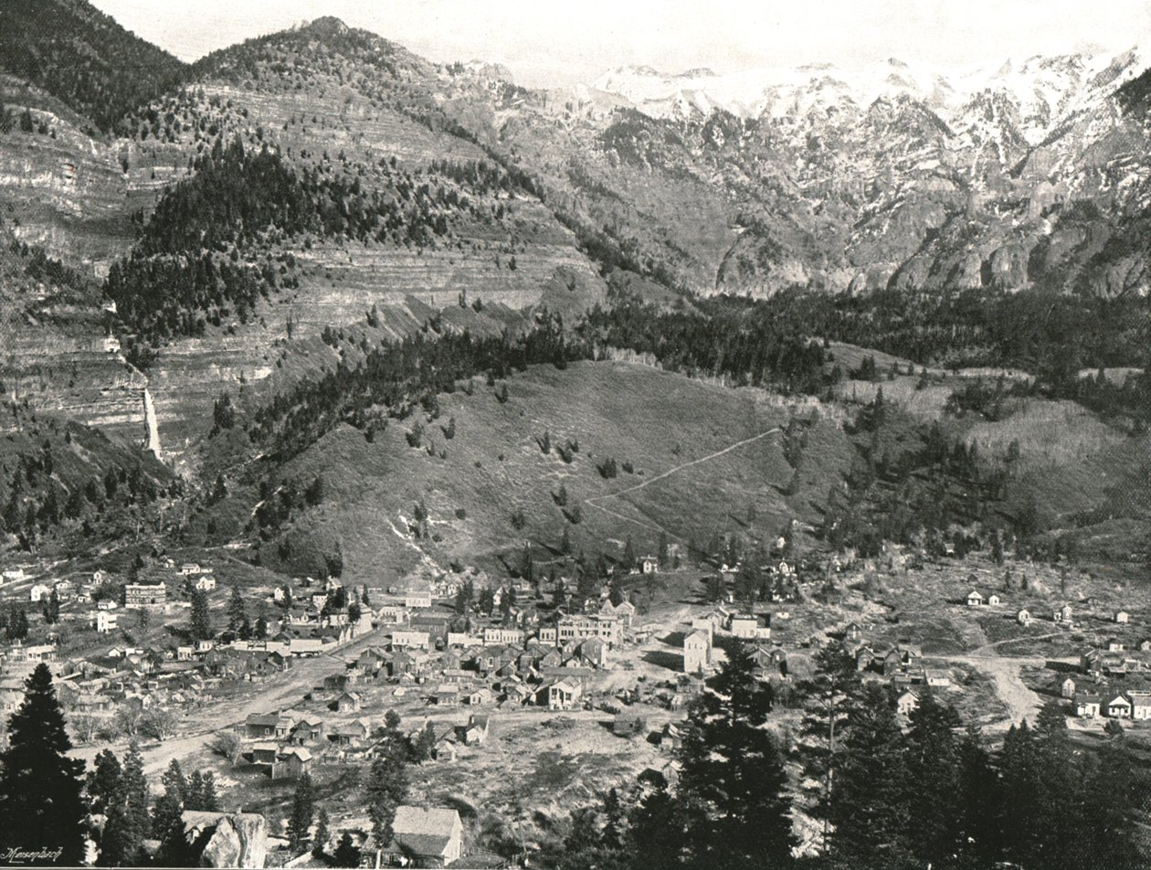 Gesamtansicht von Ouray und den Rockies, USA, 1895 von Unbekannt