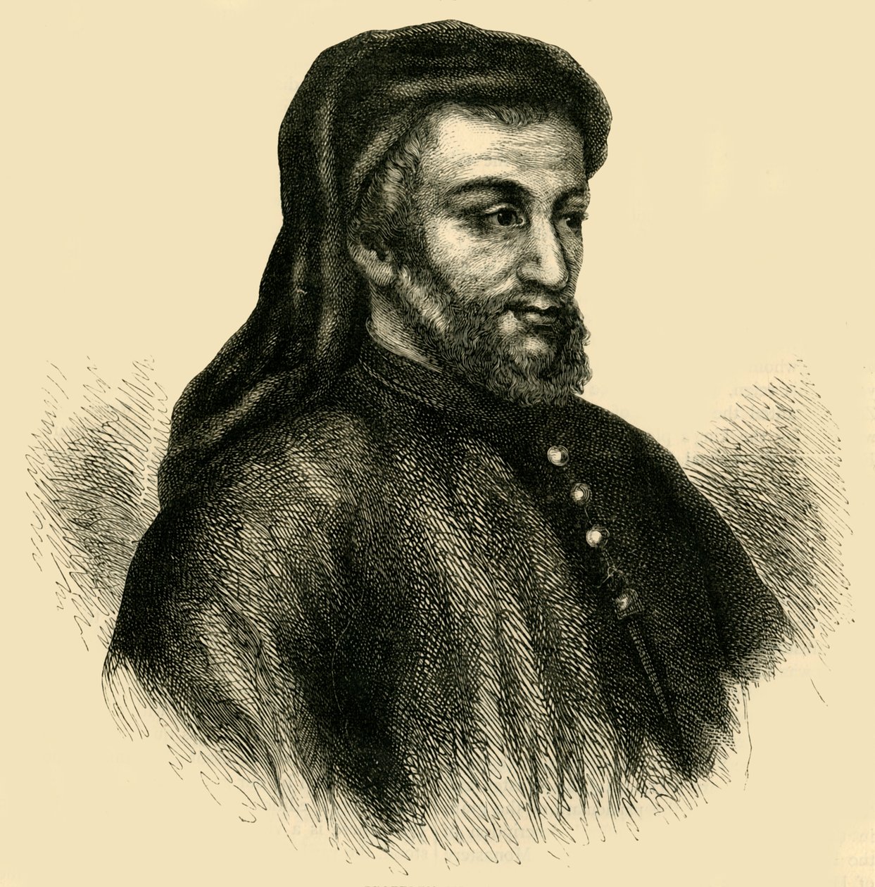 Geoffrey Chaucer, ca. 1878 von Unbekannt