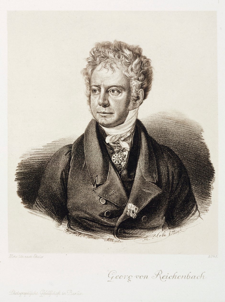 Georg von Reichenbach, deutscher Ingenieur und Instrumentenbauer, ca. 1820 von Unbekannt
