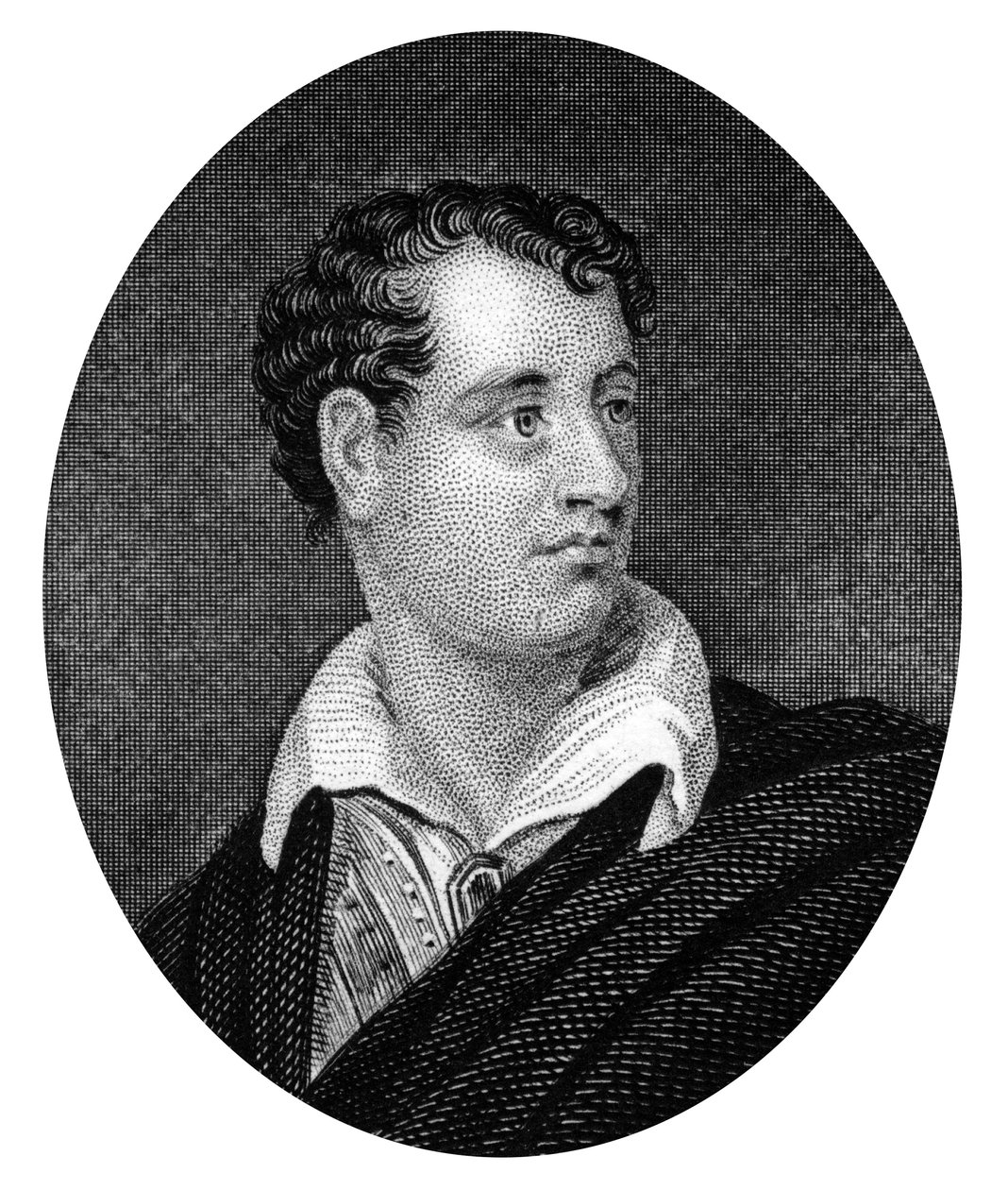George Gordon Byron, anglo-schottischer Dichter und führende Figur der Romantik, 1877 von Unbekannt