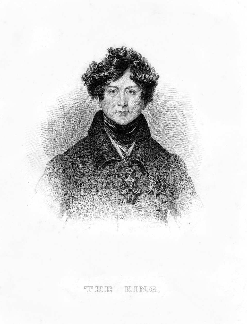 George IV., König des Vereinigten Königreichs und Hannover, 19. Jahrhundert von Unbekannt