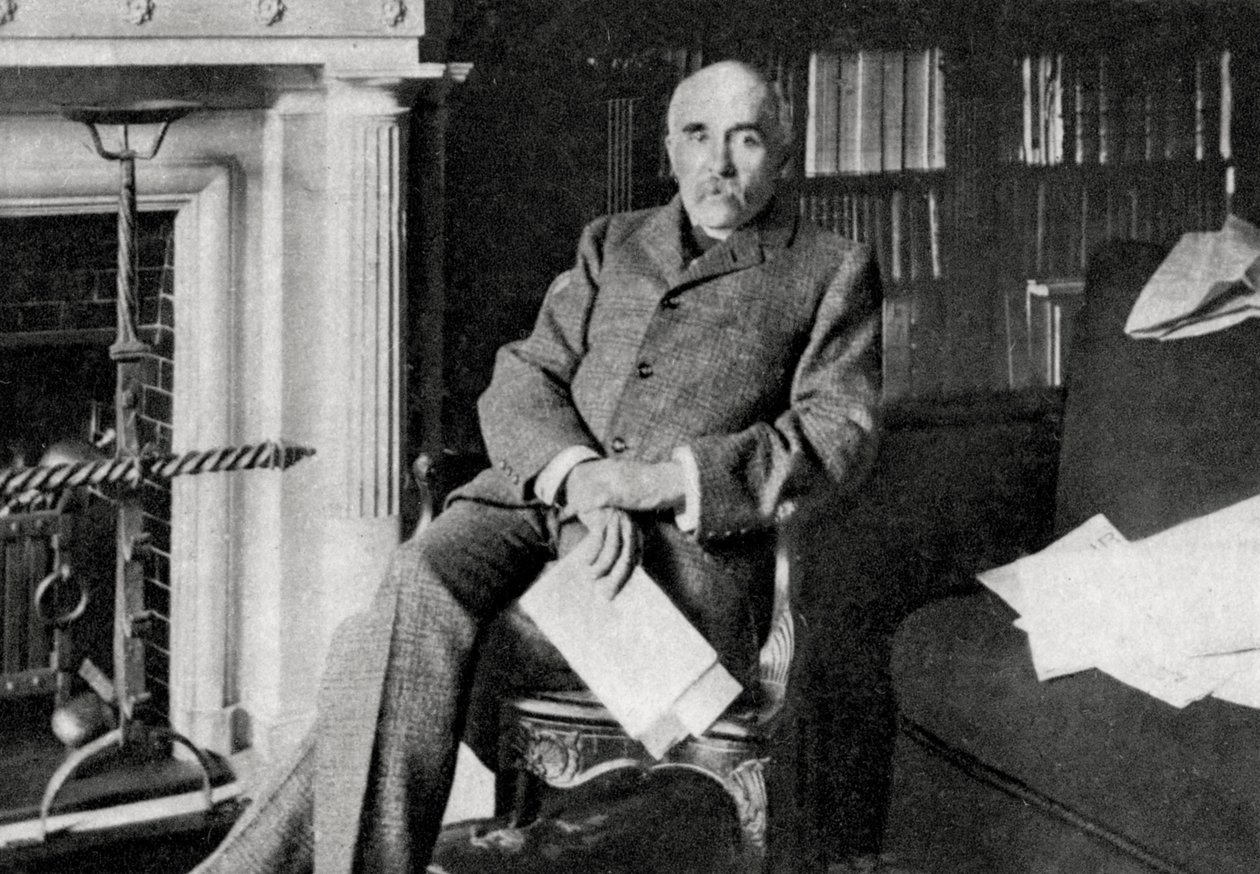 Georges Clemenceau, französischer Staatsmann, 1886 von Unbekannt