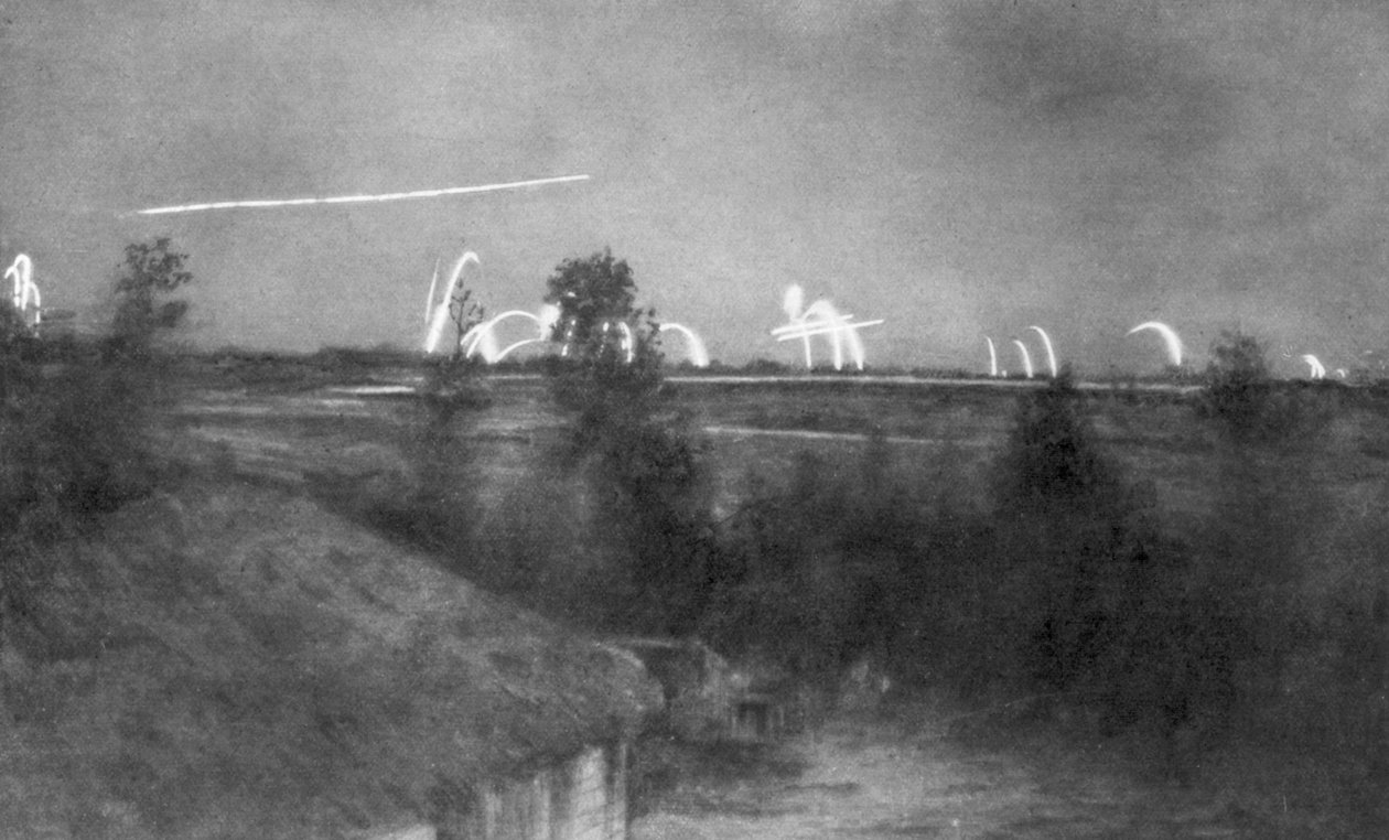 Deutsche Artillerie, die Champagne-Front, Frankreich, Erster Weltkrieg, 1915 1929 von Unbekannt