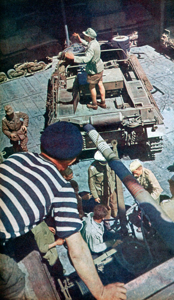Deutsche Waffen und Munition kommen in Nordafrika an, 1942 von Unbekannt