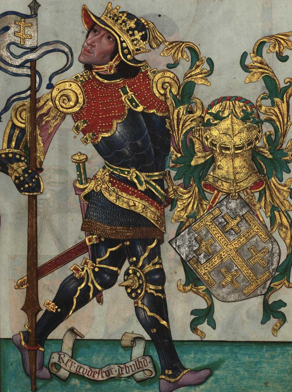 Gottfried von Bouillon aus Livro do Ameiro-Mor, 1509 von Unbekannt