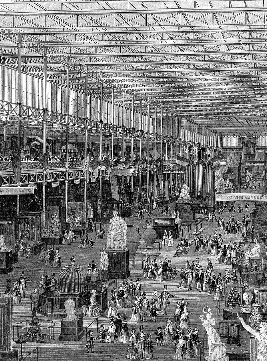 Große Ausstellung im Kristallpalast, Hyde Park, London, 1851 von Unbekannt